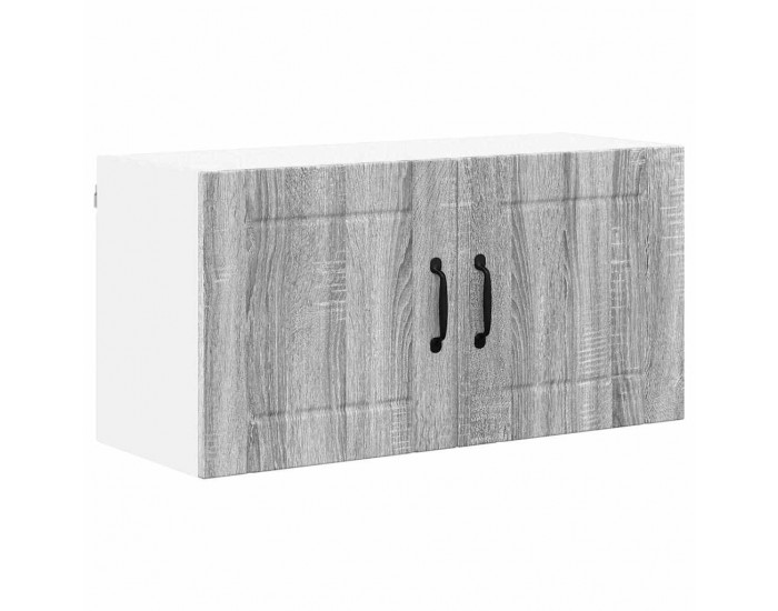 Sonata H Горен кухненски шкаф Сив Сонома 80 x 31 x 40 см Инженерно дърво