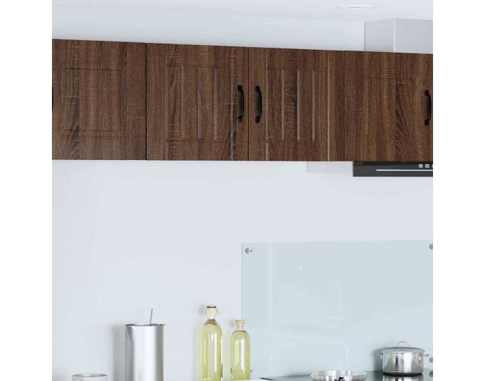 Sonata H Горен кухненски шкаф Кафяв дъб 80 x 31 x 40 см Инженерно дърво