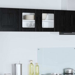Sonata H Горен кухненски шкаф Черния дъб 80 x 31 x 40 см Инженерно дърво - Модули Sonata