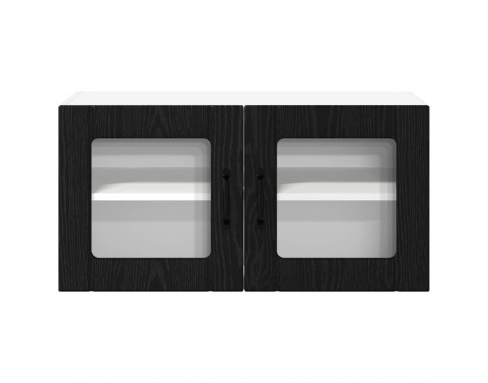 Sonata H Горен кухненски шкаф Черния дъб 80 x 31 x 40 см Инженерно дърво