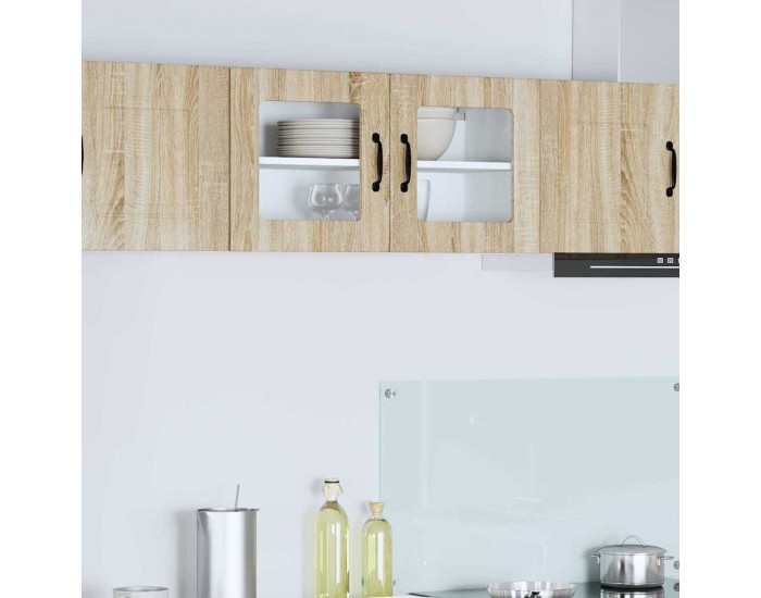 Sonata H Горен кухненски шкаф Сонома дъб 80 x 31 x 40 см Инженерно дърво