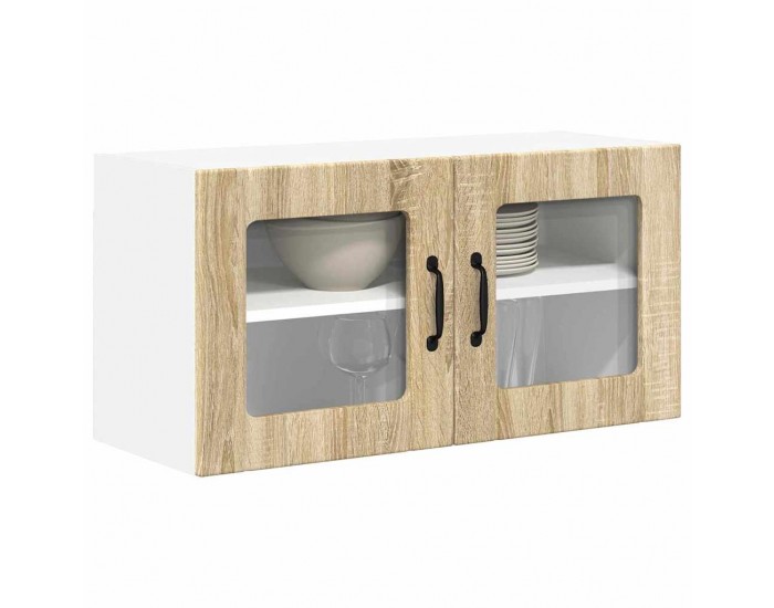 Sonata H Горен кухненски шкаф Сонома дъб 80 x 31 x 40 см Инженерно дърво