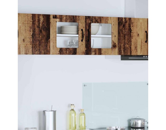 Sonata H Горен кухненски шкаф с рафт Старо дърво 80 x 31 x 40 см