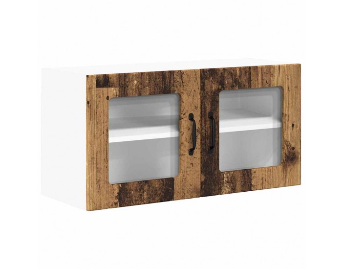 Sonata H Горен кухненски шкаф с рафт Старо дърво 80 x 31 x 40 см