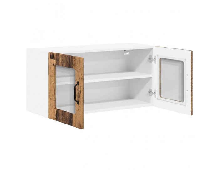 Sonata H Горен кухненски шкаф с рафт Старо дърво 80 x 31 x 40 см