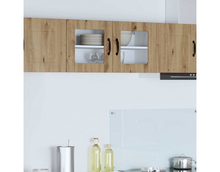 Sonata H Горен кухненски шкаф с рафт Дъб 80 x 31 x 40 см Инженерно дърво