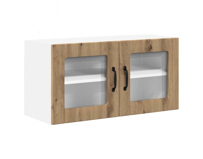 Sonata H Горен кухненски шкаф с рафт Дъб 80 x 31 x 40 см Инженерно дърво