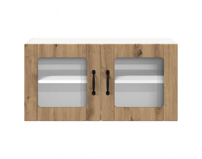 Sonata H Горен кухненски шкаф с рафт Дъб 80 x 31 x 40 см Инженерно дърво