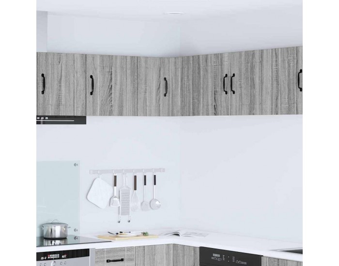 Sonata H Горен кухненски шкаф Сив Сонома 57 x 57 x 40 см Инженерно дърво