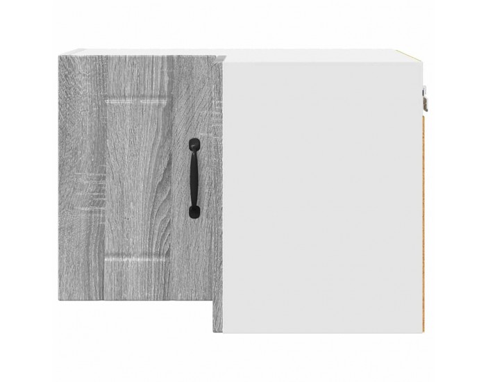 Sonata H Горен кухненски шкаф Сив Сонома 57 x 57 x 40 см Инженерно дърво