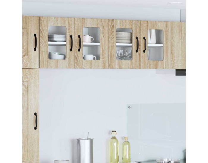 Sonata H Горен кухненски шкаф с рафт 2 pcs Сонома дъб 60 x 31 x 40 см