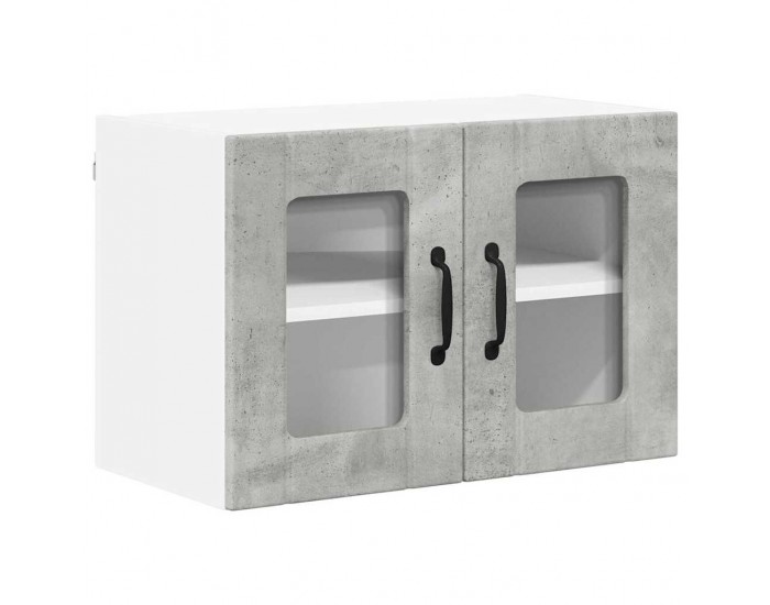 Sonata H Горен кухненски шкаф 2 pcs Циментено сиво 60 x 31 x 40 см