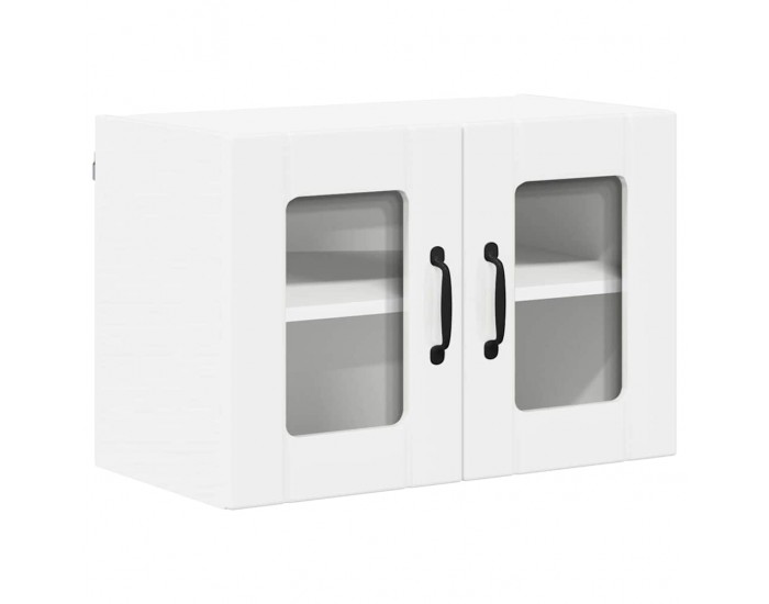 Sonata H Горен кухненски шкаф с рафт 2 pcs Лъскаво бяло 60 x 31 x 40 см