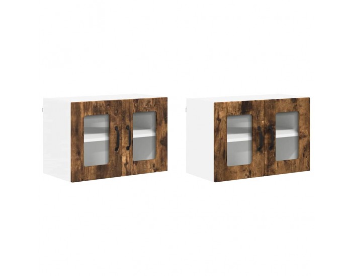 Sonata H Горен кухненски шкаф с рафт 2 pcs Димян дъб 60 x 31 x 40 см