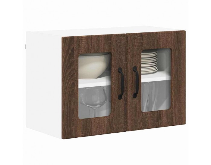 Sonata H Горен кухненски шкаф Кафяв дъб 60 x 31 x 40 см Инженерно дърво