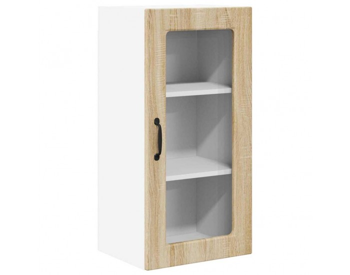 Sonata H Горен кухненски шкаф с рафт 2 pcs Сонома дъб 40 x 31 x 80 см