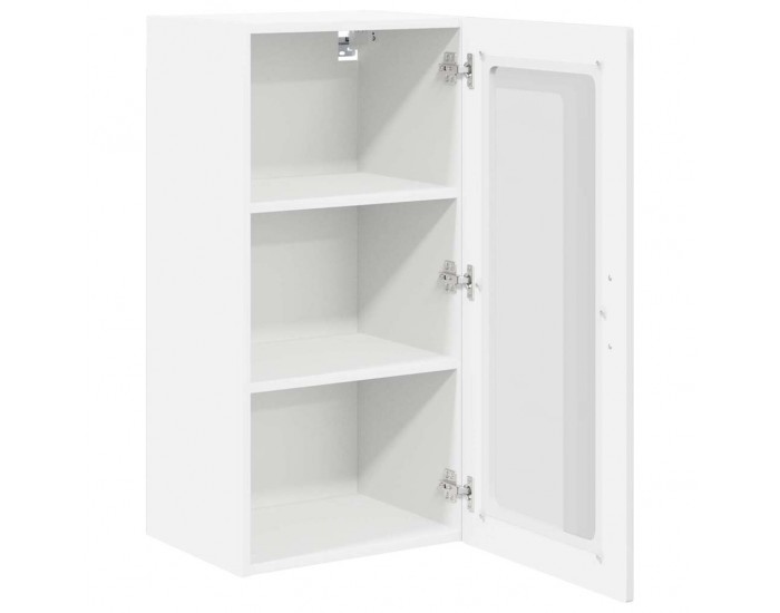 Sonata H Горен кухненски шкаф с рафт 2 pcs Лъскаво бяло 40 x 31 x 80 см