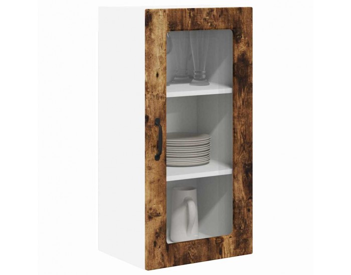 Sonata H Горен кухненски шкаф с рафт 2 pcs Димян дъб 40 x 31 x 80 см