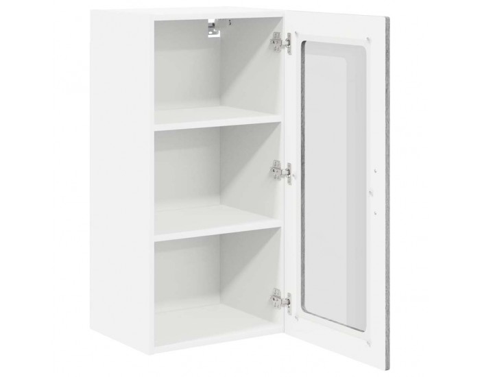 Sonata H Горен кухненски шкаф с рафт 2 pcs Сив Сонома 40 x 31 x 80 см