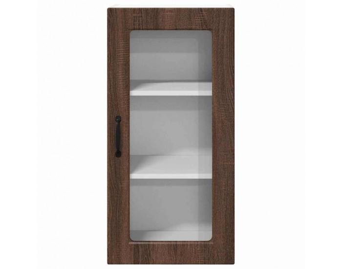 Sonata H Горен кухненски шкаф Кафяв дъб 40 x 31 x 80 см Инженерно дърво