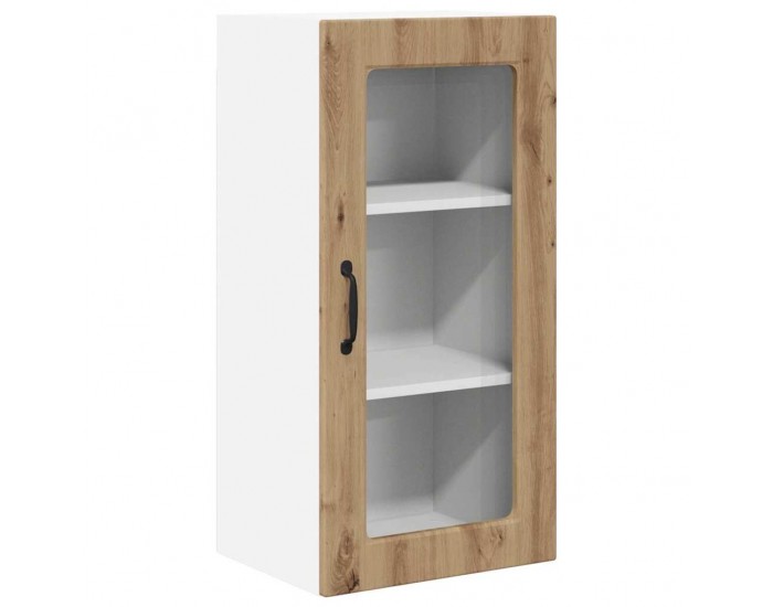 Sonata H Горен кухненски шкаф с рафт Дъб 40 x 31 x 80 см Инженерно дърво