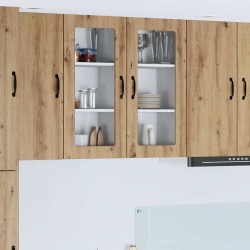 Sonata H Горен кухненски шкаф 2 pcs Дъб 40 x 31 x 80 см Инженерно дърво - Модули Sonata