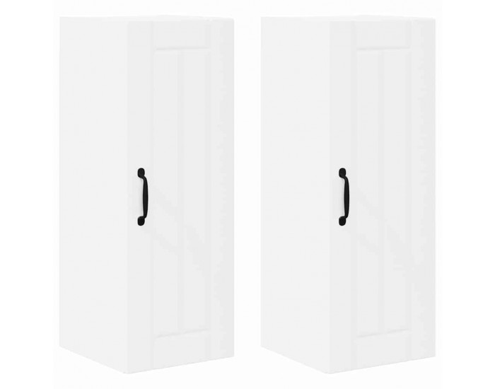 Sonata H Горен кухненски шкаф 2 pcs Бяло 30 x 31 x 80 см Инженерно дърво