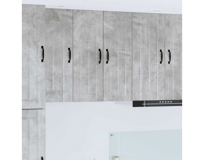 Sonata H Горен кухненски шкаф 2 pcs Циментено сиво 30 x 31 x 80 см
