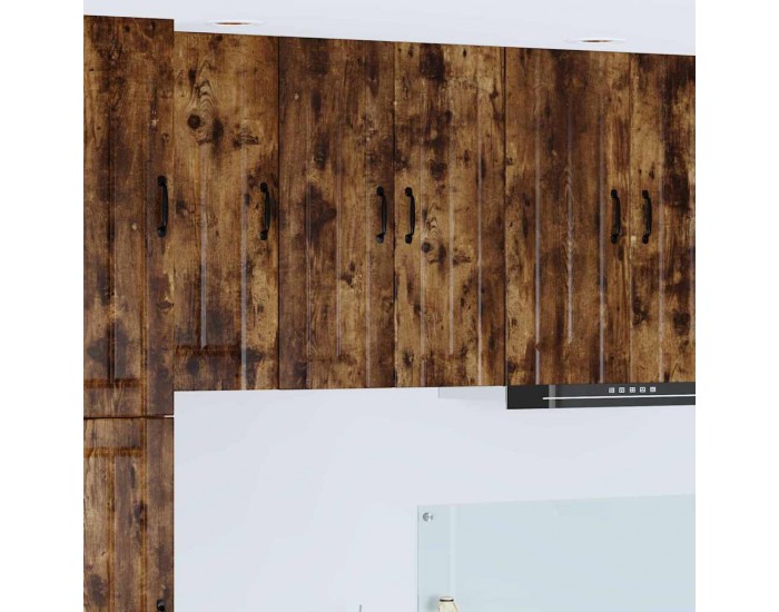 Sonata H Горен кухненски шкаф с рафт 2 pcs Димян дъб 30 x 31 x 80 см