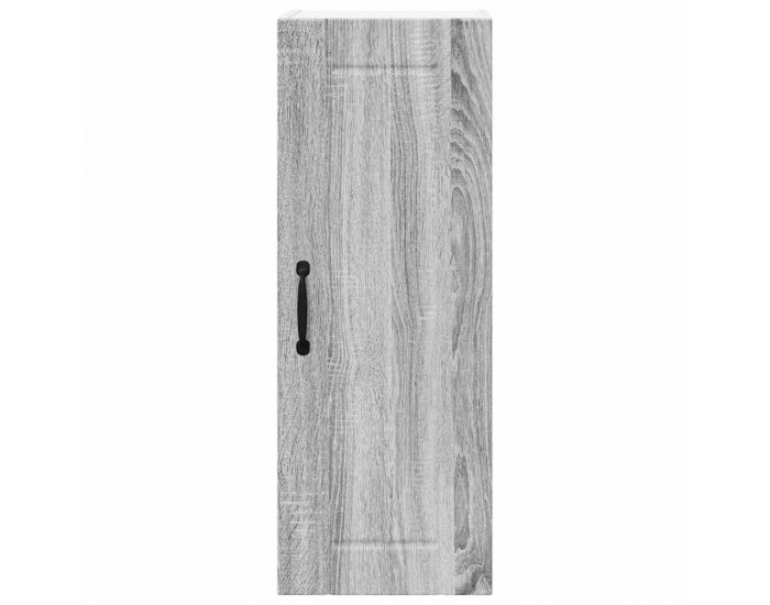 Sonata H Горен кухненски шкаф Сив Сонома 30 x 31 x 80 см Инженерно дърво