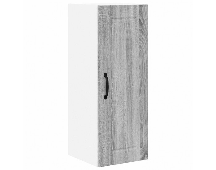 Sonata H Горен кухненски шкаф с рафт 2 pcs Сив Сонома 30 x 31 x 80 см