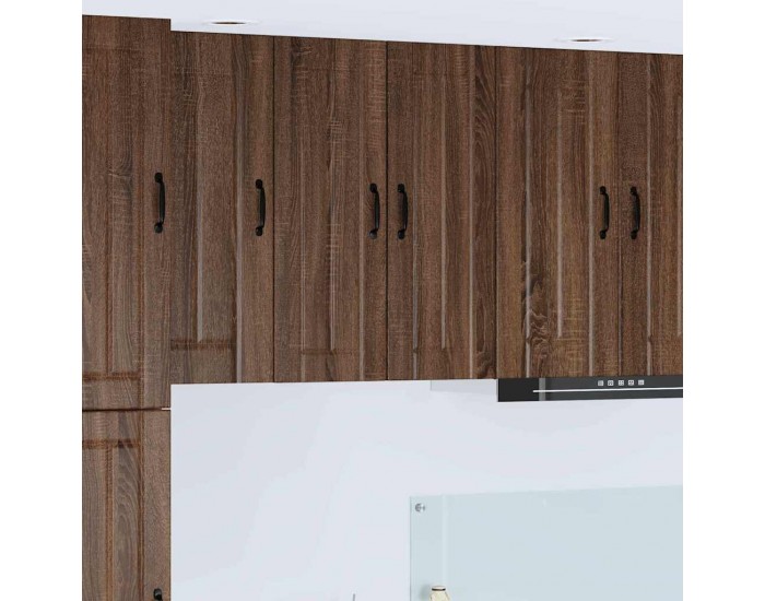 Sonata H Горен кухненски шкаф Кафяв дъб 30 x 31 x 80 см Инженерно дърво