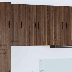 Sonata H Горен кухненски шкаф с рафт 2 pcs Кафяв дъб 30 x 31 x 80 см - Модули Sonata