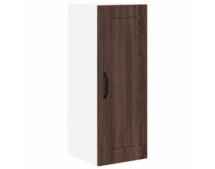 Sonata H Горен кухненски шкаф с рафт 2 pcs Кафяв дъб 30 x 31 x 80 см