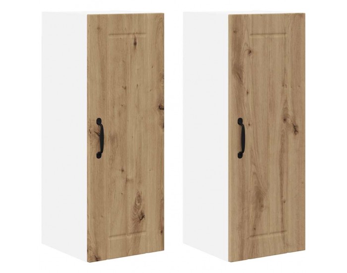 Sonata H Горен кухненски шкаф 2 pcs Дъб 30 x 31 x 80 см Инженерно дърво