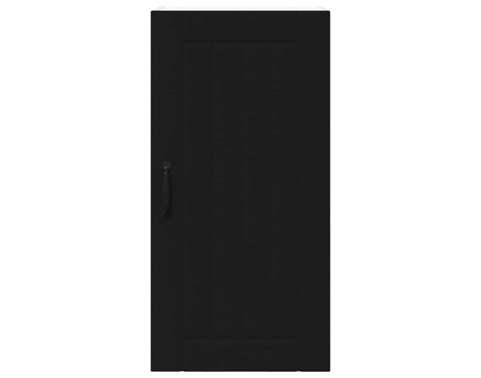 Sonata H Горен кухненски шкаф Черно 40 x 31 x 80 см Инженерно дърво