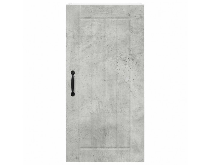 Sonata H Горен кухненски шкаф с рафт Циментено сиво 40 x 31 x 80 см