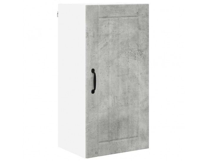 Sonata H Горен кухненски шкаф с рафт Циментено сиво 40 x 31 x 80 см