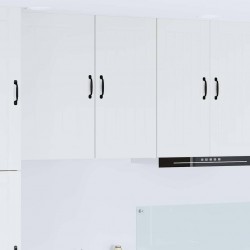 Sonata H Горен кухненски шкаф с рафт Лъскаво бяло 40 x 31 x 80 см - Модули Sonata