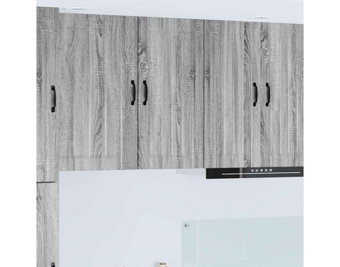 Sonata H Горен кухненски шкаф Сив Сонома 40 x 31 x 80 см Инженерно дърво