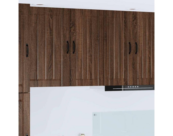 Sonata H Горен кухненски шкаф Кафяв дъб 40 x 31 x 80 см Инженерно дърво