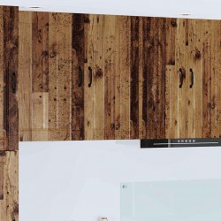 Sonata H Горен кухненски шкаф с рафт Старо дърво 40 x 31 x 80 см - Модули Sonata