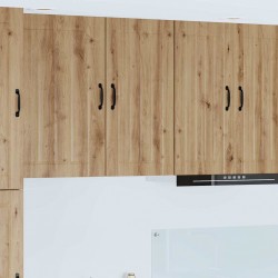 Sonata H Горен кухненски шкаф с рафт Дъб 40 x 31 x 80 см Инженерно дърво - Модули Sonata