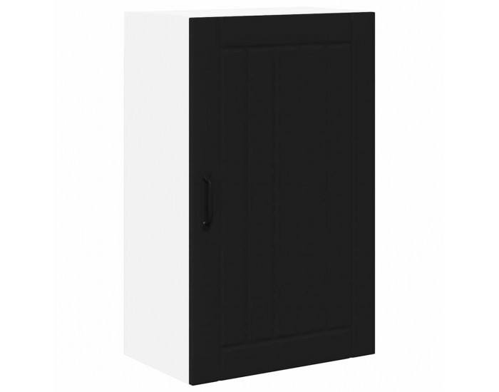 Sonata H Горен кухненски шкаф Черно 50 x 31 x 80 см Инженерно дърво
