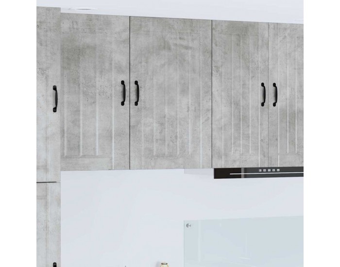 Sonata H Горен кухненски шкаф с рафт Циментено сиво 50 x 31 x 80 см