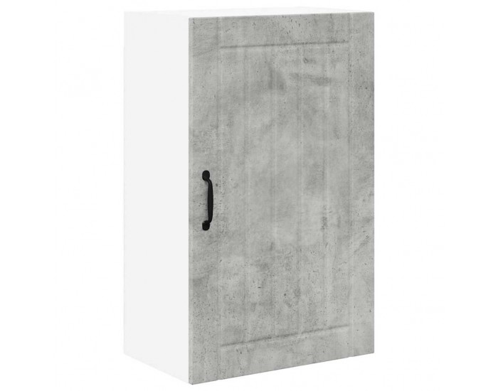 Sonata H Горен кухненски шкаф с рафт Циментено сиво 50 x 31 x 80 см