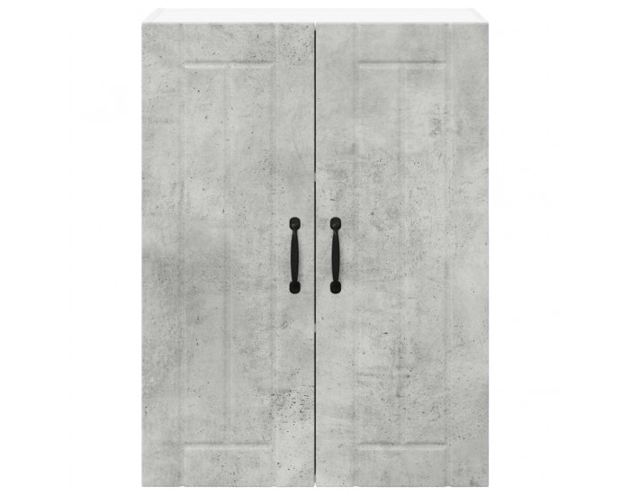 Sonata H Горен кухненски шкаф с рафт Циментено сиво 60 x 31 x 80 см