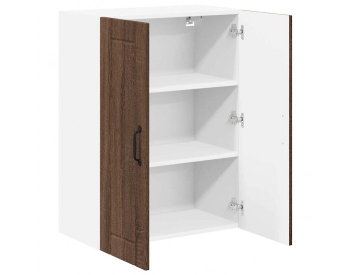 Sonata H Горен кухненски шкаф Кафяв дъб 60 x 31 x 80 см Инженерно дърво