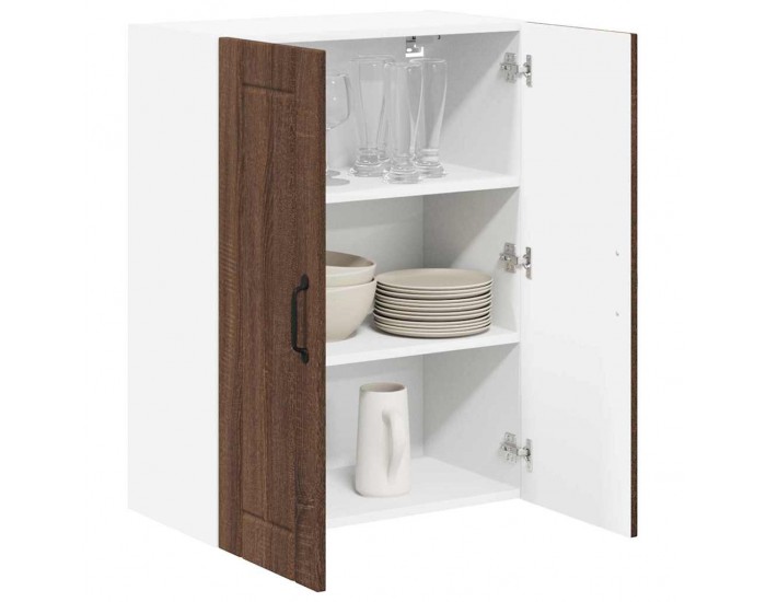 Sonata H Горен кухненски шкаф Кафяв дъб 60 x 31 x 80 см Инженерно дърво