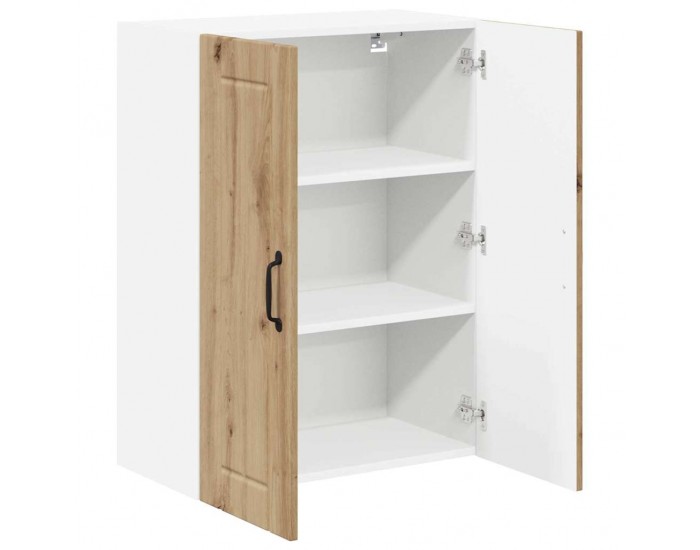 Sonata H Горен кухненски шкаф с рафт Дъб 60 x 31 x 80 см Инженерно дърво